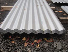 Box profile uncoated Galvanised Roofing Sheets